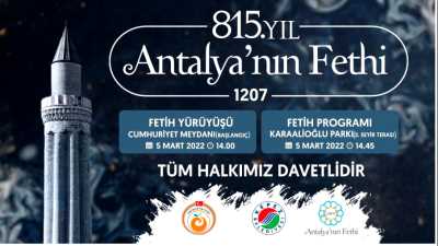 Antalya'nın Fethi'nin 815. Yılı Kutlamaları